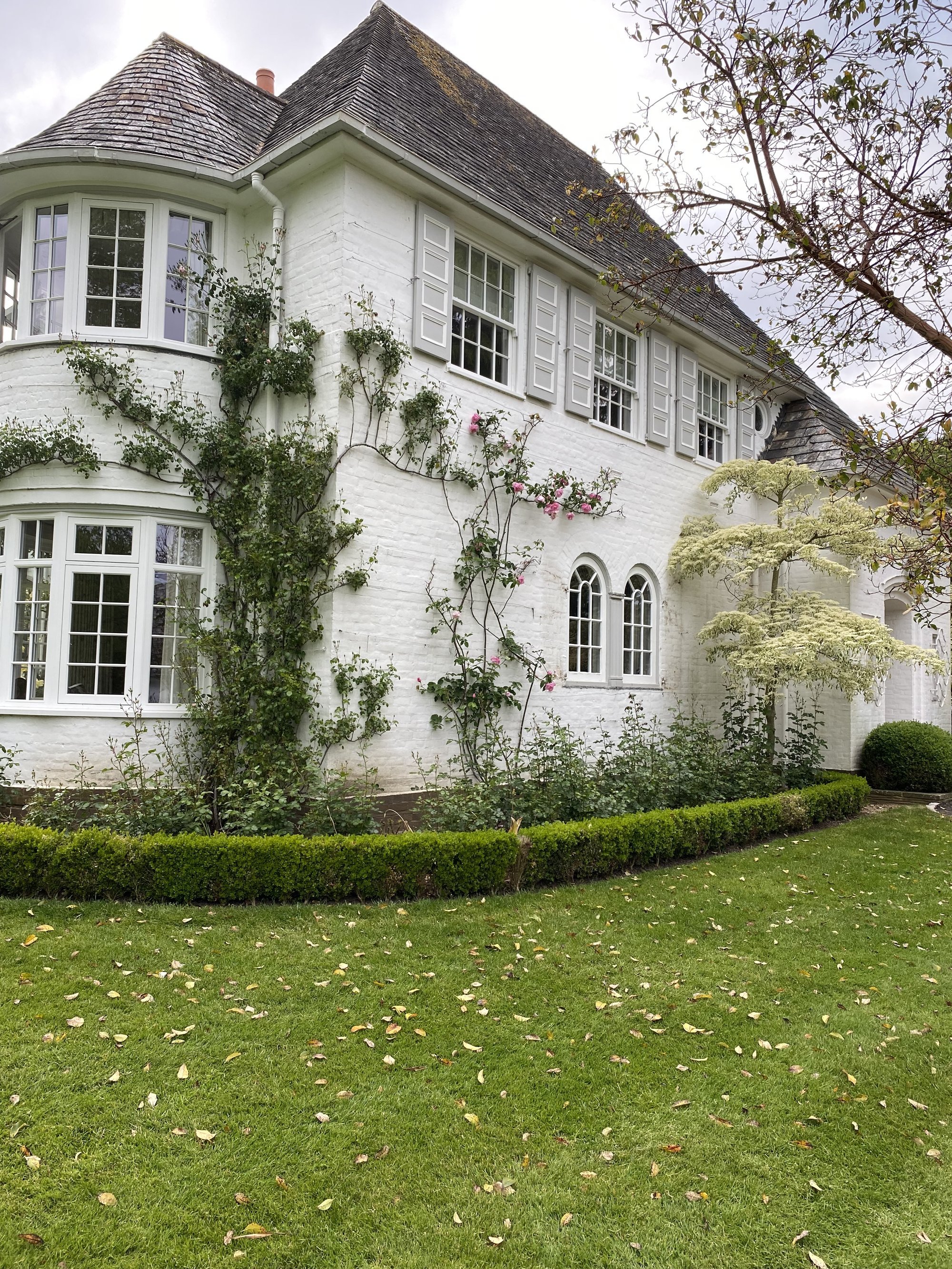 Period property exterior finished with a clean, algae-resistant wall coating